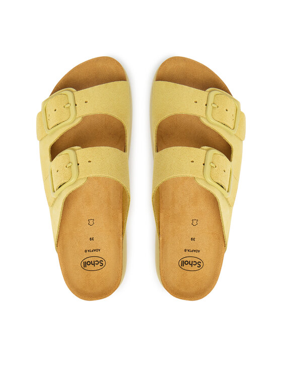 Scholl Шльопанці Scholl Noelle Chunky F01218 Жовтий