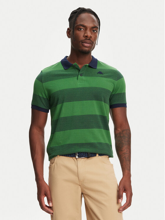 Robe di Kappa Robe di Kappa Поло Ming 64126KW Зелений Slim Fit