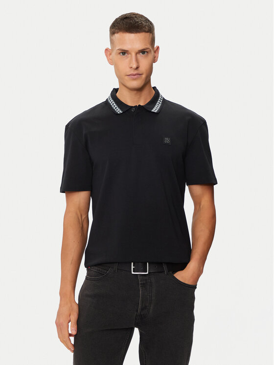 HUGO Hugo Polo Doucano 50510036 Nero Regular Fit
