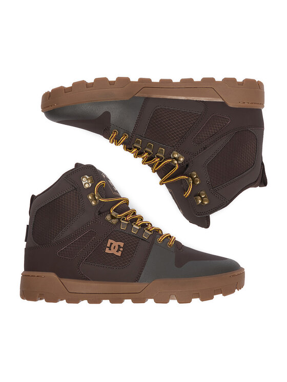 DC Shoes Αθλητικά DC Shoes EO-PURE HIGH TOP WR BOOT DC01803210 Σκούρο καφέ
