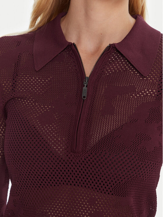 G-STAR G-STAR Blusa Pointelle D26657-B754 Guinda/burdeos Slim Fit