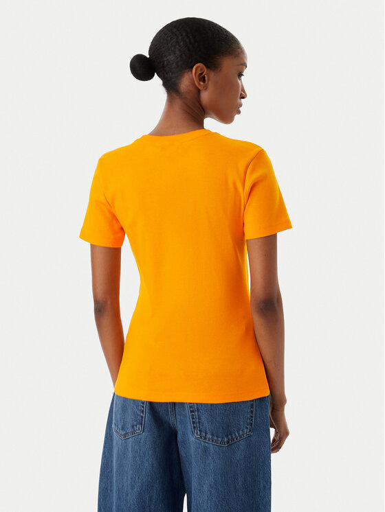 Tommy Hilfiger Tommy Hilfiger Camiseta New Cody WW0WW40587 Naranja Slim Fit