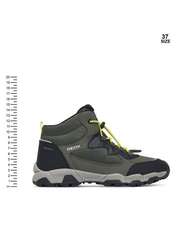 Geox Trzewiki Geox J Magnetar Boy B Abx J463ZC 050FU C0914 D Zielony ciemny