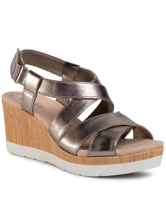 Clarks Σανδάλια Clarks Cammy Blossom 261406024 Ασημί