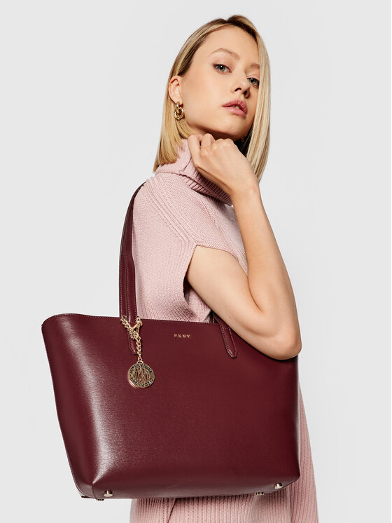 DKNY Torbica DKNY Bryant Medium Tote R74A3014 Tamnocrvena