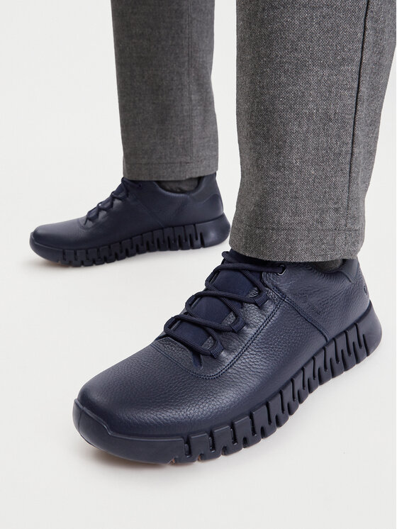 ECCO Sneakersy ECCO Gruuv M 52522401303 Granatowy