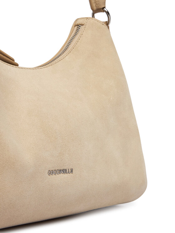 Coccinelle Дамска чанта Coccinelle P6P Boheme Suede Bimaterial E1 P6P 13 03 01 Бежов