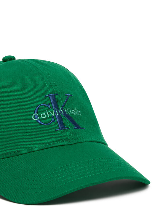 Calvin Klein Gorra con visera Calvin Klein Monologo Embroidery Baseball Cap LV04G5004G Verde
