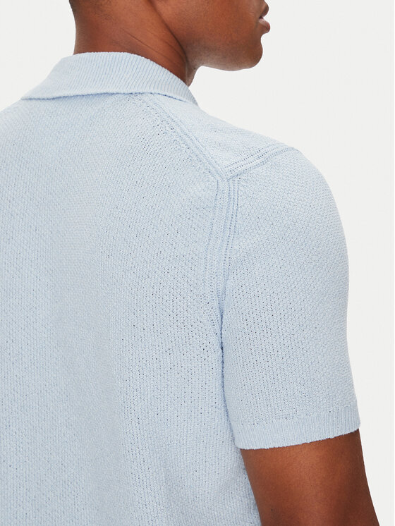 Tommy Hilfiger Tommy Hilfiger Polo MW0MW39531 Svijetloplava Regular Fit