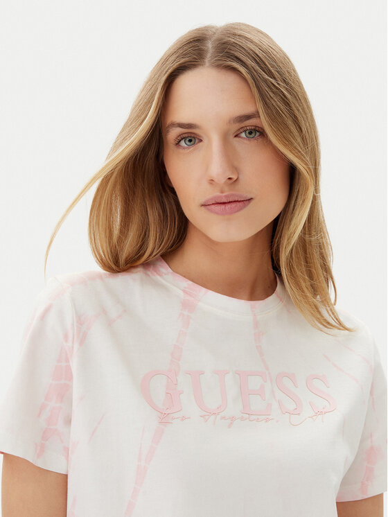 Guess Guess T-shirt V5GI19 I3Z14 Ružičasta Regular Fit