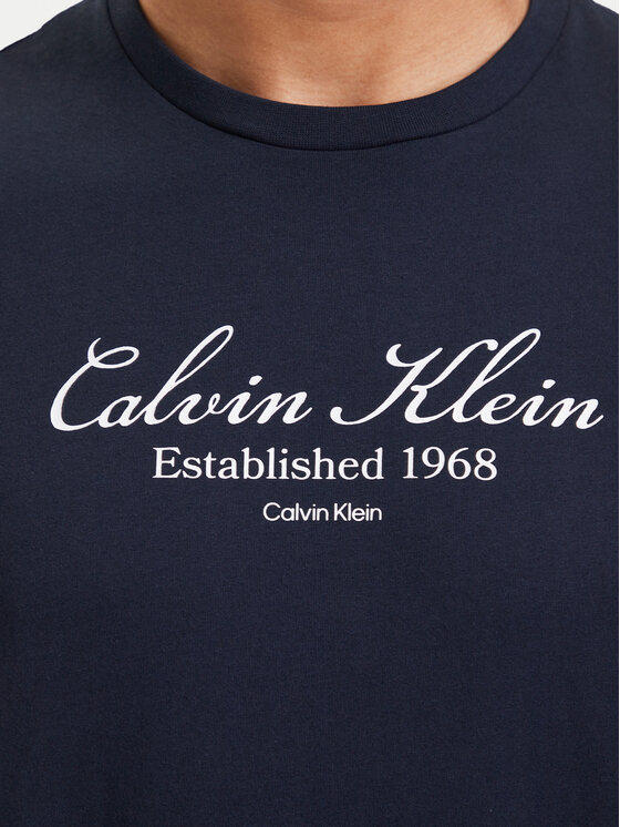 Calvin Klein Jeans Calvin Klein Jeans Camiseta Script LV04RH830G Azul marino Regular Fit