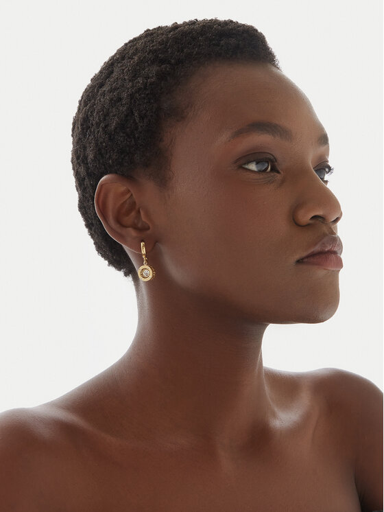 Guess Naušnice Guess JUBE01 463JW Zlatá