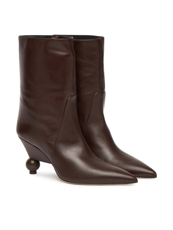 Weekend Max Mara Ботильйони Weekend Max Mara Rollio 2525796055600 Коричневий