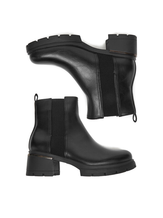 JENNY Škornji JENNY CEO-24F597-1 Črna