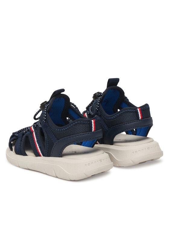 Tommy Hilfiger Sandały Tommy Hilfiger T1B2-34385-1591 Granatowy