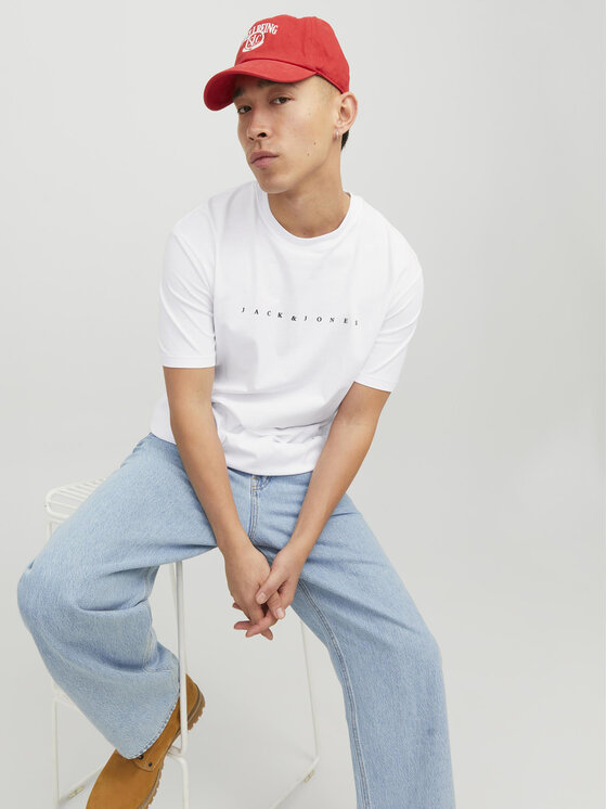 Jack & Jones Jack & Jones Футболка Star 12234746 Білий Relaxed Fit
