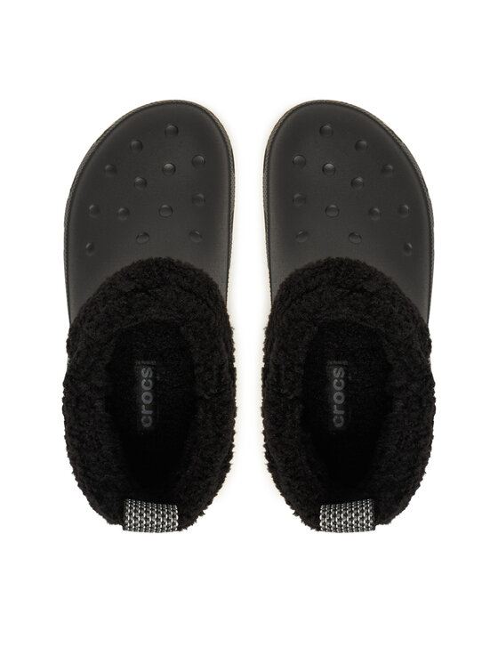 Crocs Шльопанці Crocs Classic Lined Shorty 211380 Чорний