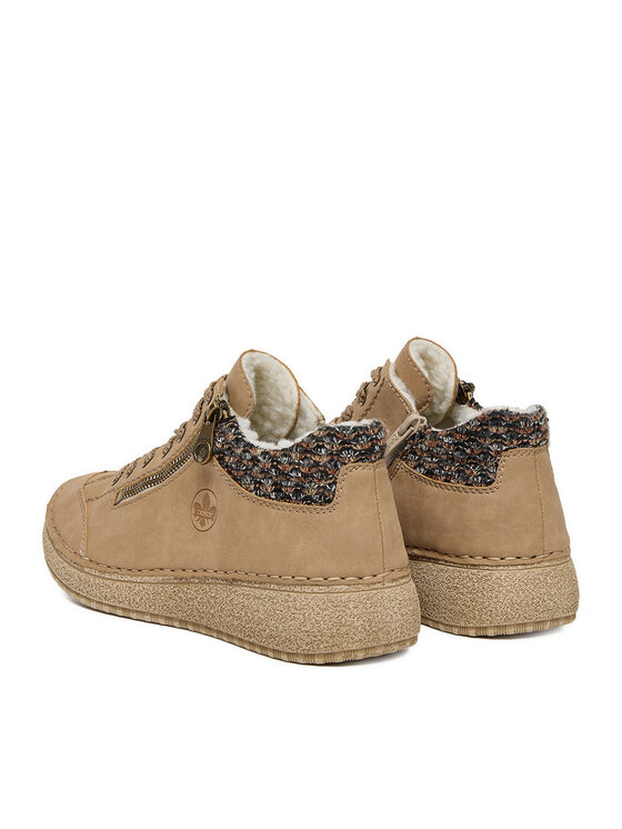 Rieker Sneakersy Rieker 50903-20 Béžová
