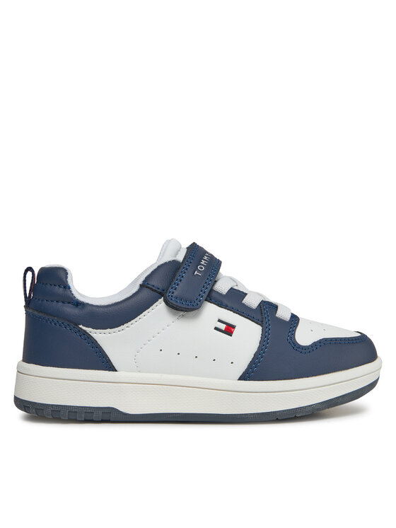 Tommy Hilfiger Αθλητικά Tommy Hilfiger Low Cut Lace Up/Velcro Sneaker T1X9-33340-1355 Λευκό