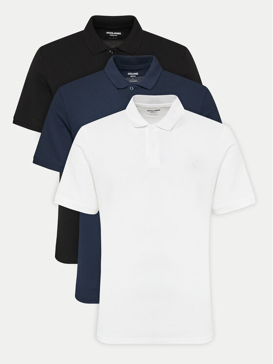 Jack & Jones Jack & Jones Σετ μπλούζες polo Basic 12277753 Έγχρωμο Slim Fit