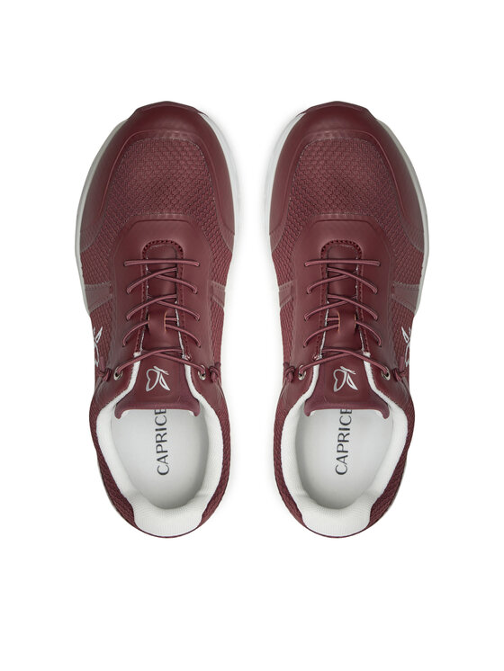 Caprice Sneakersy Caprice 9-23605-43 Bordowy