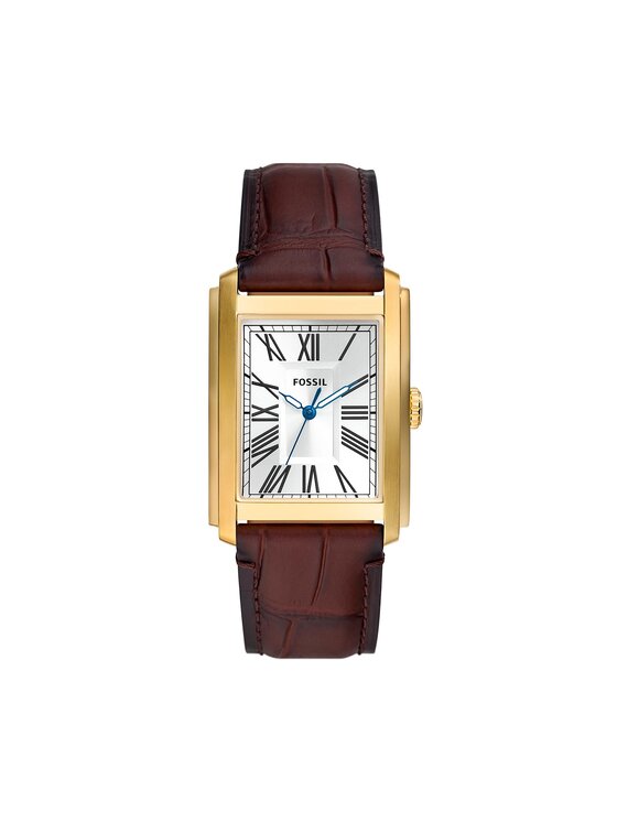 Fossil Годинник Fossil Carraway FS6011 Коричневий