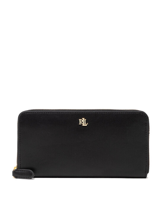 LAUREN RALPH LAUREN Cartera LAUREN RALPH LAUREN Zip Cont Wlt 432876730003 Negro