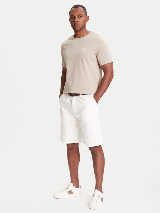 Guess Guess T-shirt M4YI0A KCCM1 Beige Regular Fit