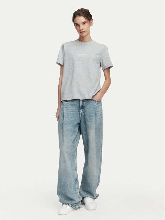 Calvin Klein Jeans Calvin Klein Jeans Camiseta LV047G831G Gris claro Regular Fit