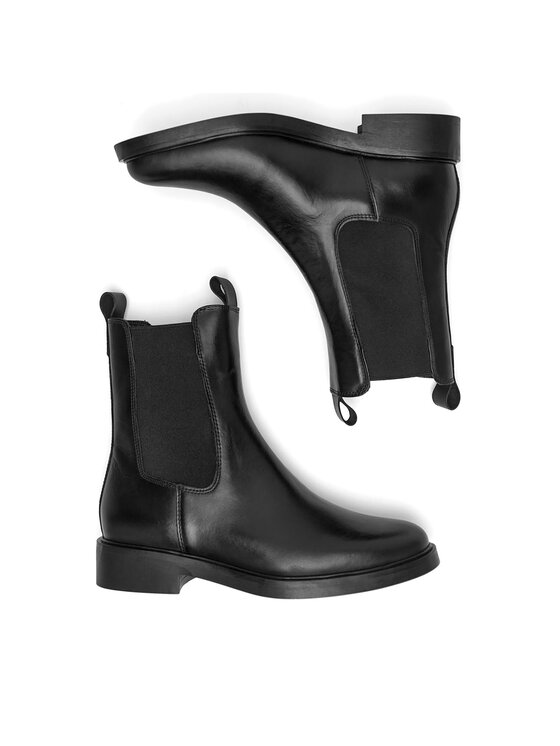 GINO ROSSI Členková obuv s elastickým prvkom Gino Rossi C-ANITA-124-25215PE Čierna