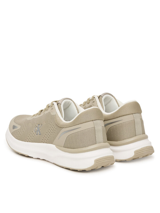Calvin Klein Сникърси Calvin Klein Low Cut Lace-Up V3X9-83311-1903 Бежов
