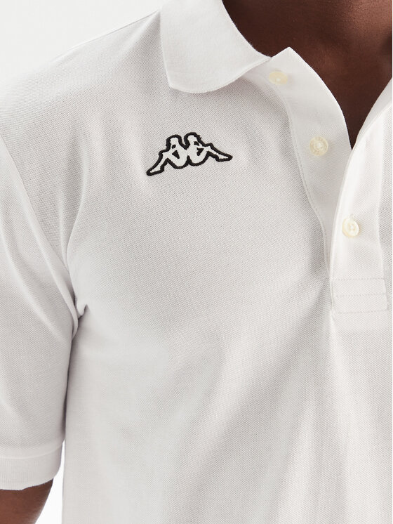 Kappa Kappa Polo Logo Sharas Mss 302B3D0 Blanco Regular Fit