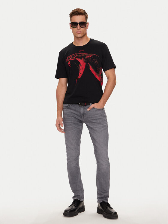 HUGO Hugo T-shirt Dikobra 50519013 Nero Regular Fit