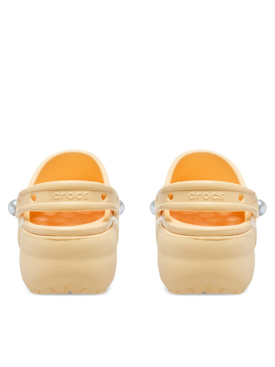 Crocs Iešļūcenes Crocs Classic Platform Pearl Clog 211231 Zelta