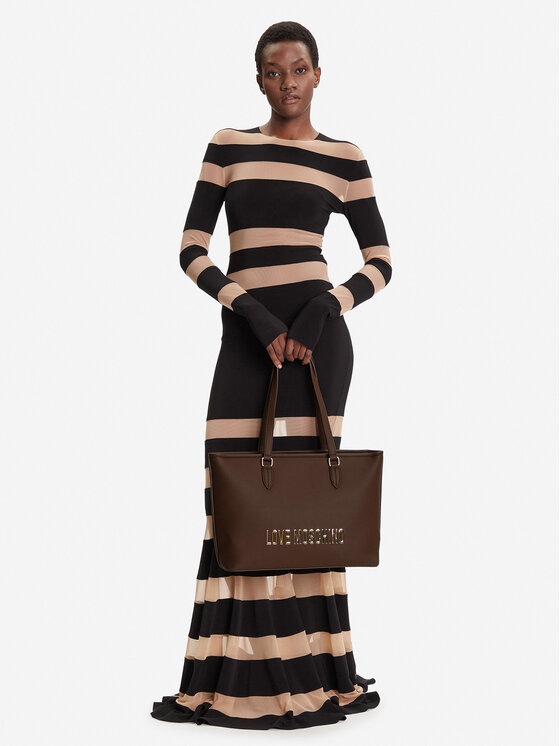 LOVE MOSCHINO Kabelka LOVE MOSCHINO JC4190PP1NKD0301 Hnědá