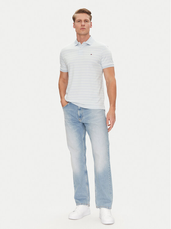 Tommy Hilfiger Tommy Hilfiger Polo MW0MW39994 Γαλάζιο Regular Fit