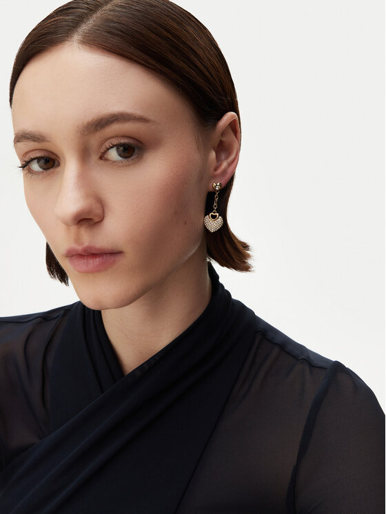 Guess Naušnice Guess JUBE05 210JW Zlatá