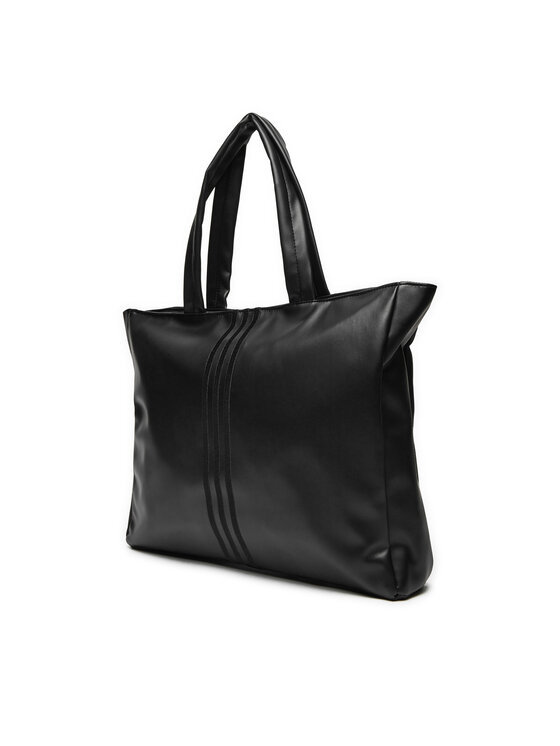 adidas Kabelka adidas Polyurethane Outline Trefoil Shopper Bag IY4058 Černá
