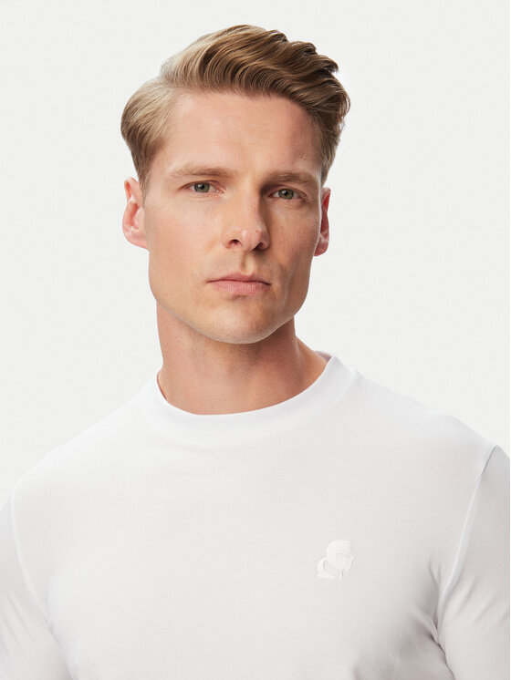 KARL LAGERFELD KARL LAGERFELD Camiseta 755750 500221 Blanco Regular Fit