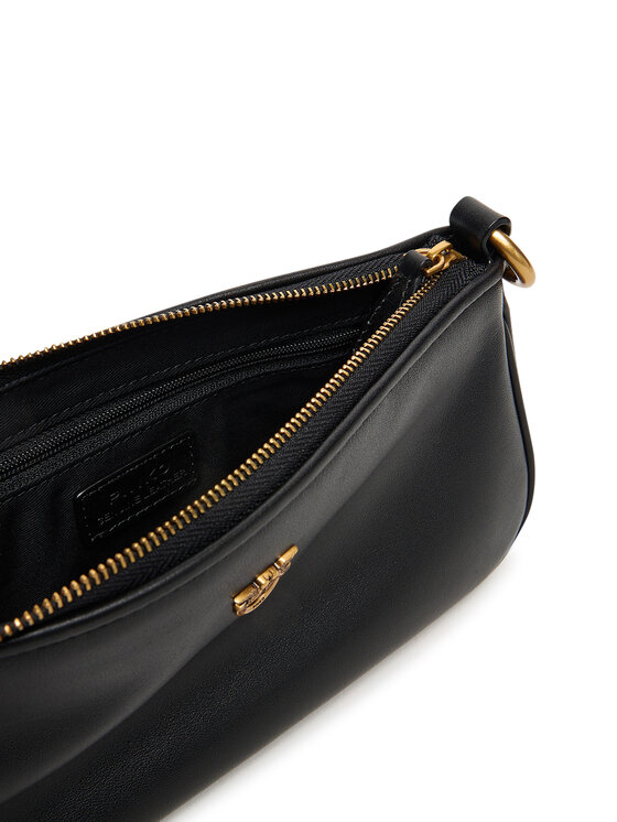 PINKO Geantă PINKO Half Moon Baguette Mini AI 25-26 PLTT 105069 A0QO Negru