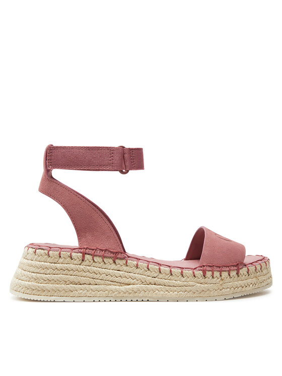 Calvin Klein Jeans Espadrile Calvin Klein Jeans Sporty Wedge Rope Su Con YW0YW00977 Roza
