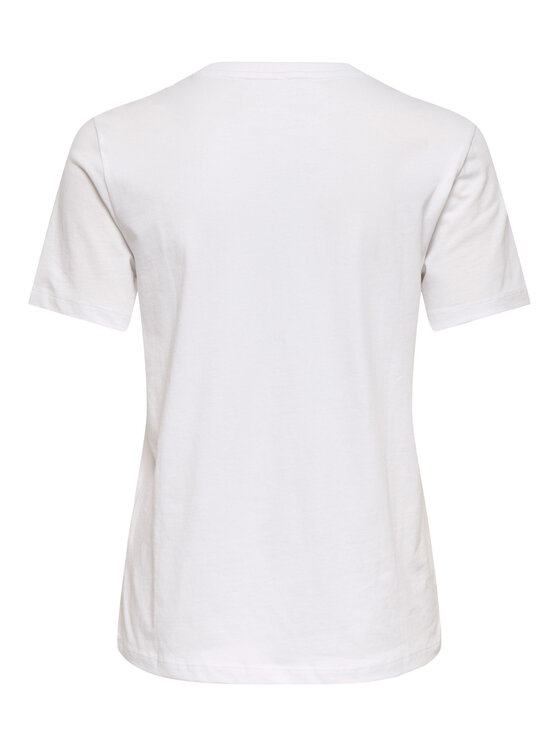 ONLY ONLY Camiseta Kita 15367568 Blanco Regular Fit