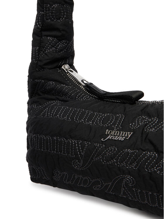 Tommy Jeans Kabelka Tommy Jeans Tjw Icon Aop Shoulder Bag AW0AW18467 Čierna