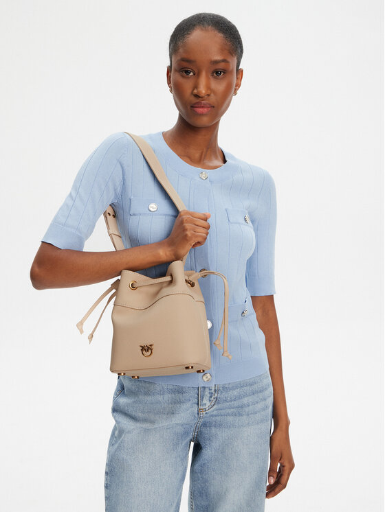 PINKO Τσάντα PINKO Secchiello Mini PE 25 PLTT 104303 A29Q Μπεζ