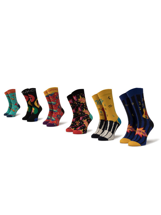 Happy Socks Довгі шкарпетки Happy Socks XQUE10-0100 Кольоровий
