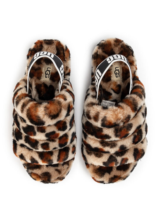 Ugg Čības Ugg W Fluff Yeah Slide Leopard 1106252 Daudzkrāsains