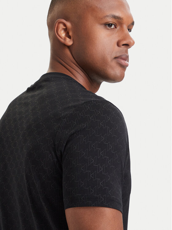 KARL LAGERFELD KARL LAGERFELD Camiseta 755070 564251 Negro Regular Fit