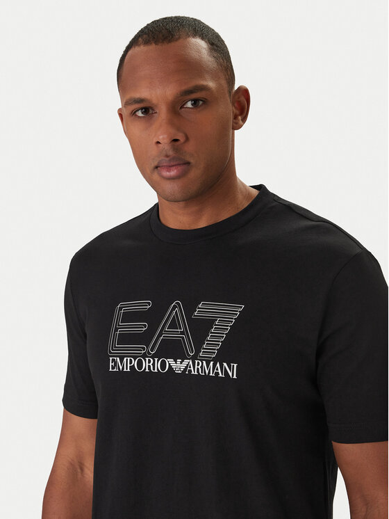 EA7 Emporio Armani EA7 Emporio Armani Camiseta 7M001307 AF10375 Negro Regular Fit