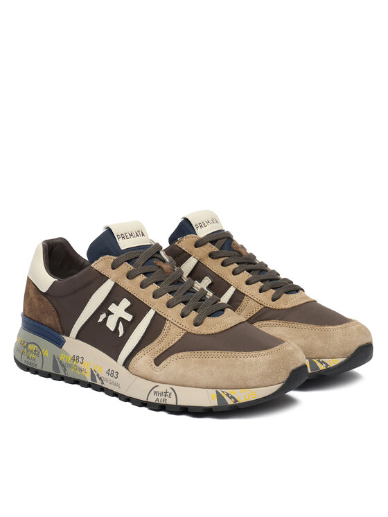 Premiata Sneakersy Premiata Lander Var 7704 Hnedá