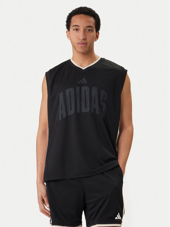 adidas adidas Camiseta sin mangas Stadium JZ9441 Negro Loose Fit